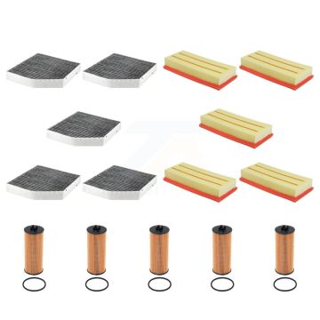 5x Air + 5x Cabin + 5x Engine Cartridge Oil Filter (15 Total) Kit For Mercedes-Benz GLC63 KFM-105006