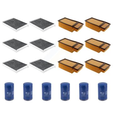 6x Air + 6x Cabin + 6x Engine Oil Filter (18 Total) Kit For Ford F-750 F-650 6.7L KFM-105011