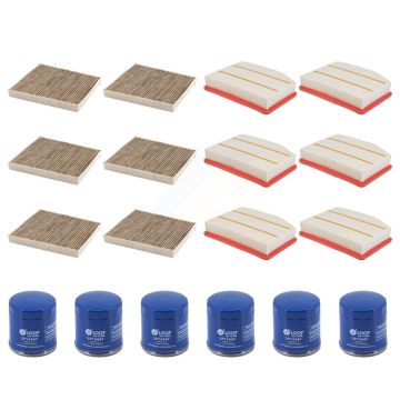 6x Air + 6x Cabin + 6x Engine Oil Filter (18 Total) Kit For GMC Chevrolet Silverado 1500 KFM-105014