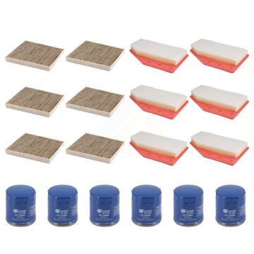6x Air + 6x Cabin + 6x Engine Oil Filter (18 Total) Kit For Chevrolet Malibu Buick Regal KFM-105034