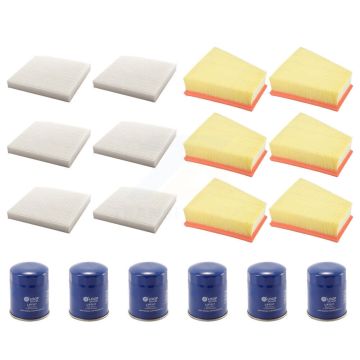 6x Air + 6x Cabin + 6x Engine Oil Filter (18 Total) Kit For Acura MDX TLX 3.0L KFM-105041