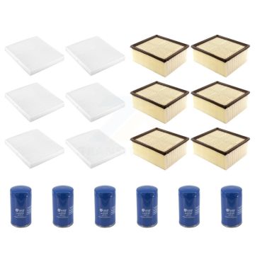 6x Air + 6x Cabin + 6x Engine Oil Filter (18 Total) Kit For 2009 Dodge Ram 2500 3500 6.7L KFM-105047