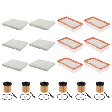 6x Air + 6x Cabin + 6x Engine Cartridge Oil Filter (18 Total) Kit For Kia Rio Hyundai KFM-105069