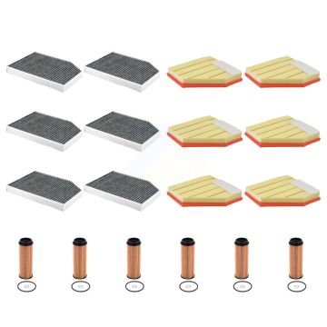 6x Air + 6x Cabin + 6x Engine Cartridge Oil Filter (18 Total) Kit For BMW M440i xDrive KFM-105075