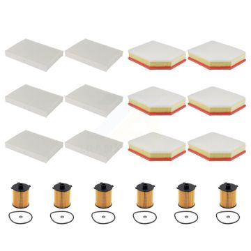 6x Air + 6x Cabin + 6x Engine Cartridge Oil Filter (18 Total) Kit For Volvo XC60 S60 KFM-105077