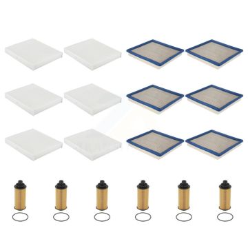 6x Air + 6x Cabin + 6x Engine Cartridge Oil Filter (18 Total) Kit For Chevrolet Colorado KFM-105094