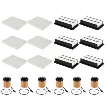 6x Air + 6x Cabin + 6x Engine Cartridge Oil Filter (18 Total) Kit For Hyundai Venue KFM-105103