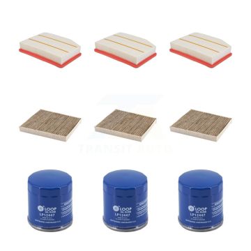 3x Air + 3x Cabin + 3x Engine Oil Filter (9 Total) Kit For GMC Chevrolet Silverado 1500 KFM-105111