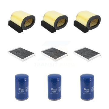 3x Air + 3x Cabin + 3x Engine Oil Filter (9 Total) Kit For Ford F-350 Super Duty F-250 KFM-105114