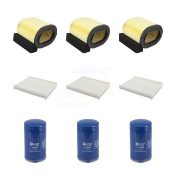 3x Air + 3x Cabin + 3x Engine Oil Filter (9 Total) Kit For Ford F-350 Super Duty F-250 KFM-105115