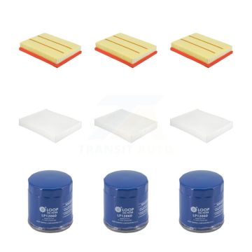 3x Air + 3x Cabin + 3x Engine Oil Filter (9 Total) Kit For Ford Escape Lincoln Corsair KFM-105121