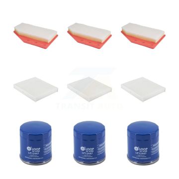 3x Air + 3x Cabin + 3x Engine Oil Filter (9 Total) Kit For 2021-2024 Buick Envision KFM-105125