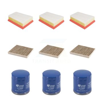 3x Air + 3x Cabin + 3x Engine Oil Filter (9 Total) Kit For Chevrolet Buick Trailblazer GX KFM-105129