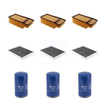 3x Air + 3x Cabin + 3x Engine Oil Filter (9 Total) Kit For Ford F-750 F-650 6.7L KFM-105130