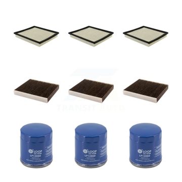3x Air + 3x Cabin + 3x Engine Oil Filter (9 Total) Kit For Chevrolet Malibu Buick Regal KFM-105132