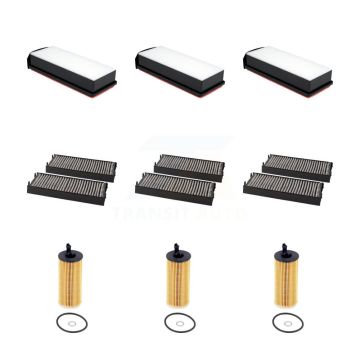 3x Air + 3x Cabin + 3x Engine Cartridge Oil Filter (9 Total) Kit For BMW X5 KFM-105149