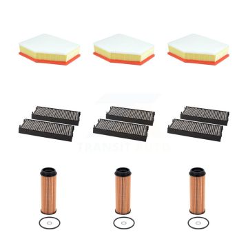 3x Air + 3x Cabin + 3x Engine Cartridge Oil Filter (9 Total) Kit For 2019 BMW X5 3.0L KFM-105150