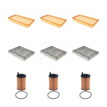 3x Air + 3x Cabin + 3x Engine Cartridge Oil Filter (9 Total) Kit For Porsche Cayenne Audi KFM-105160
