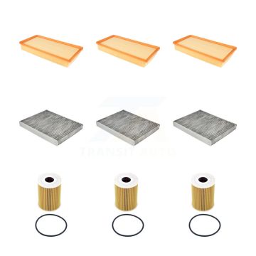 3x Air + 3x Cabin + 3x Engine Cartridge Oil Filter (9 Total) Kit For Porsche Cayenne KFM-105161