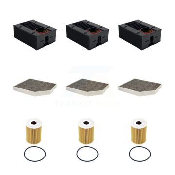 3x Air + 3x Cabin + 3x Engine Cartridge Oil Filter (9 Total) Kit For Porsche Macan KFM-105171