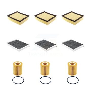 3x Air + 3x Cabin + 3x Engine Cartridge Oil Filter (9 Total) Kit For Ford F-150 3.0L KFM-105173