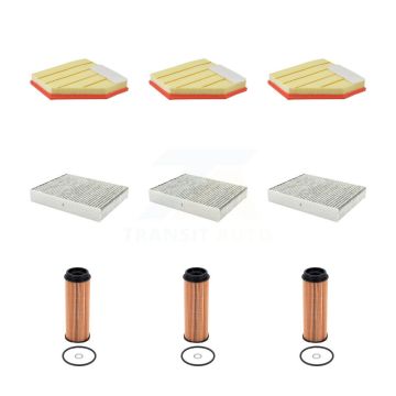 3x Air + 3x Cabin + 3x Engine Cartridge Oil Filter (9 Total) Kit For BMW 340i xDrive 440i KFM-105175