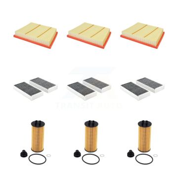 3x Air + 3x Cabin + 3x Engine Cartridge Oil Filter (9 Total) Kit For Mini BMW X1 Cooper KFM-105179