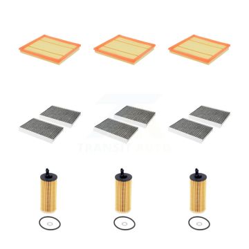 3x Air + 3x Cabin + 3x Engine Cartridge Oil Filter (9 Total) Kit For 15 BMW 740Ld xDrive KFM-105191