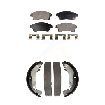 Front Rear Semi-Metallic Brake Pads And Drum Shoes Kit For Chevrolet Cruze Limited KFN-100038
