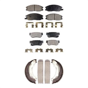 Front Rear Semi-Metallic Brake Pads And Parking Shoes Kit For Hyundai XG350 XG300 KFN-100525