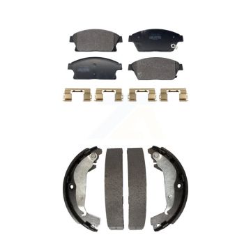 Front Rear Semi-Metallic Brake Pads Drum Shoe Kit For 14-15 Chevrolet Cruze DIESEL engine KFN-100861