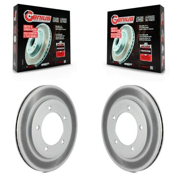 Front Coated Disc Brake Rotors Pair For 1999-2004 Chevrolet Tracker Suzuki Vitara KG-100019
