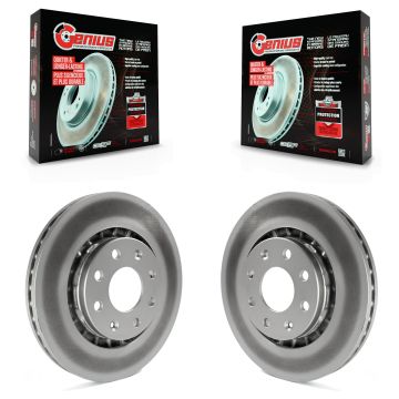 Front Coated Brake Rotor Pair For Chevrolet Aveo Pontiac Aveo5 Wave Spark G3 Suzuki Swift+ KG-100030