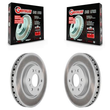 Front Coated Brake Rotors Pair For Pontiac Montana Chevrolet Uplander Buick Terraza Saturn KG-100040
