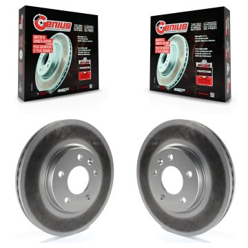 Front Coat Brake Rotor Pair For Chevrolet Equinox GMC Terrain Buick Cruze Malibu Encore GX KG-100058