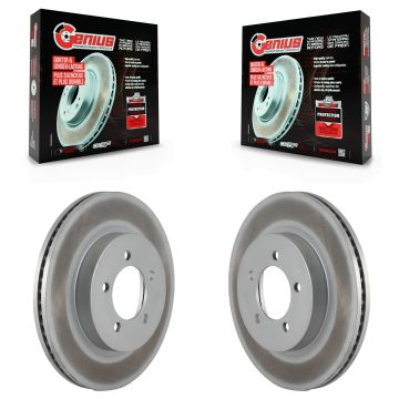Front Coated Disc Brake Rotors Pair For Ford Explorer Mercury Mountaineer KG-100073