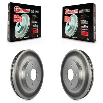 Front Coated Disc Brake Rotors Pair For Ford Escape Mazda Tribute Mercury Mariner KG-100081