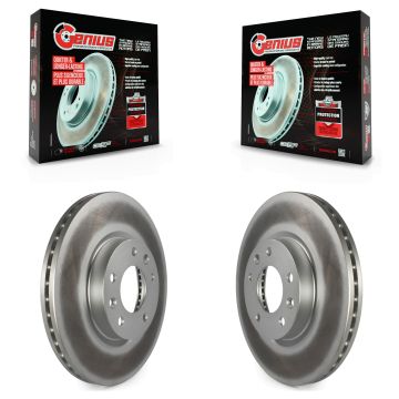 Front Coat Disc Brake Rotors Pair For Ford Fusion Mazda 6 Lincoln MKZ Zephyr Mercury Milan KG-100088