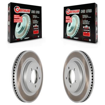 Front Coated Disc Brake Rotors Pair For Ford Explorer Sport Trac Mercury Mountaineer KG-100089