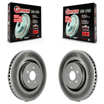 Front Coat Disc Brake Rotor Pair For Ford Edge Fusion Lincoln Nautilus MKX MKZ Continental KG-100111