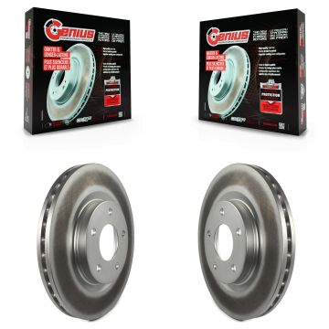Front Coat Brake Rotor Pair For Mitsubishi Jeep RVR Outlander Patriot Lancer Dodge Compass KG-100134