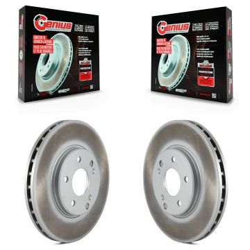 Front Coated Brake Rotors Pair For Mercedes-Benz E320 Chrysler Crossfire CLK320 C280 C240 KG-100164