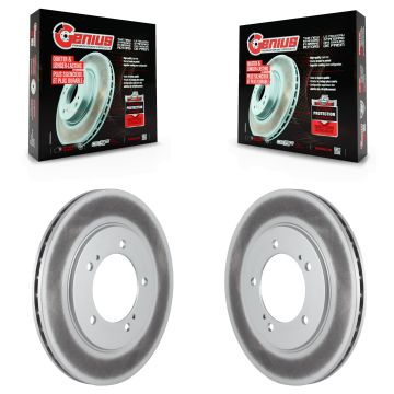 Front Coated Disc Brake Rotors Pair For Suzuki Grand Vitara XL-7 KG-100172