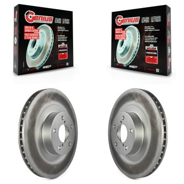Front Coat Disc Brake Rotor Pair For Subaru Impreza Forester Outback Legacy Baja Saab 9-2X KG-100201