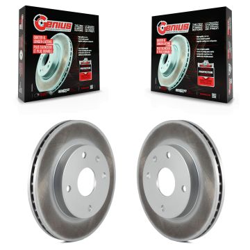 Front Coated Disc Brake Rotors Pair For Chevrolet Optra Suzuki Forenza Reno KG-100228