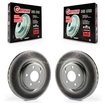 Front Coat Brake Rotors Pair For Mercedes-Benz GLA250 CLA250 B250 INFINITI QX30 B Electric KG-100363