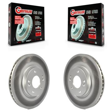 Front Coat Brake Rotor Pair For Hyundai Kia Elantra Tucson Kona Sportage Soul Sonata Forte KG-100369