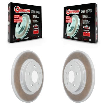Rear Coated Brake Rotors Pair For Pontiac Montana Chevrolet Uplander Buick Terraza Saturn KG-100395