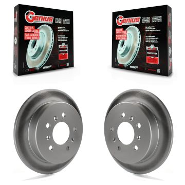 Rear Coat Brake Rotors Pair For Chevrolet Impala Buick Pontiac Grand Am Century Oldsmobile KG-100400