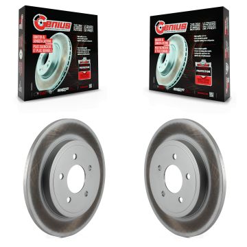 Rear Coated Disc Brake Rotors Pair For Ford Escape Mazda Tribute Mercury Mariner KG-100439